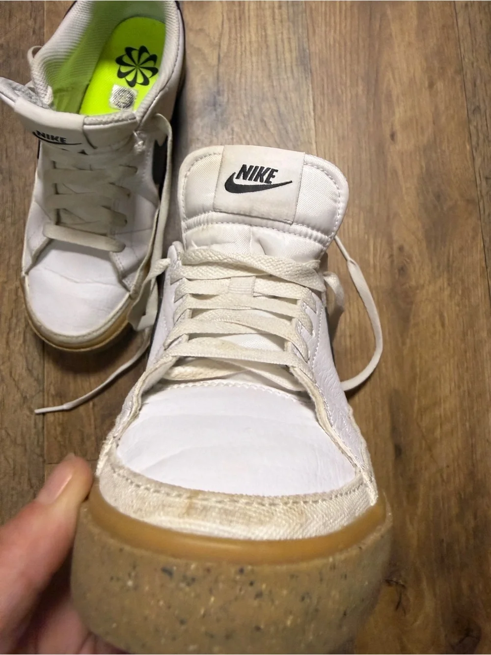 Nike Blazer Low ‘77 Next Nature White Black Gum Sneakers 7